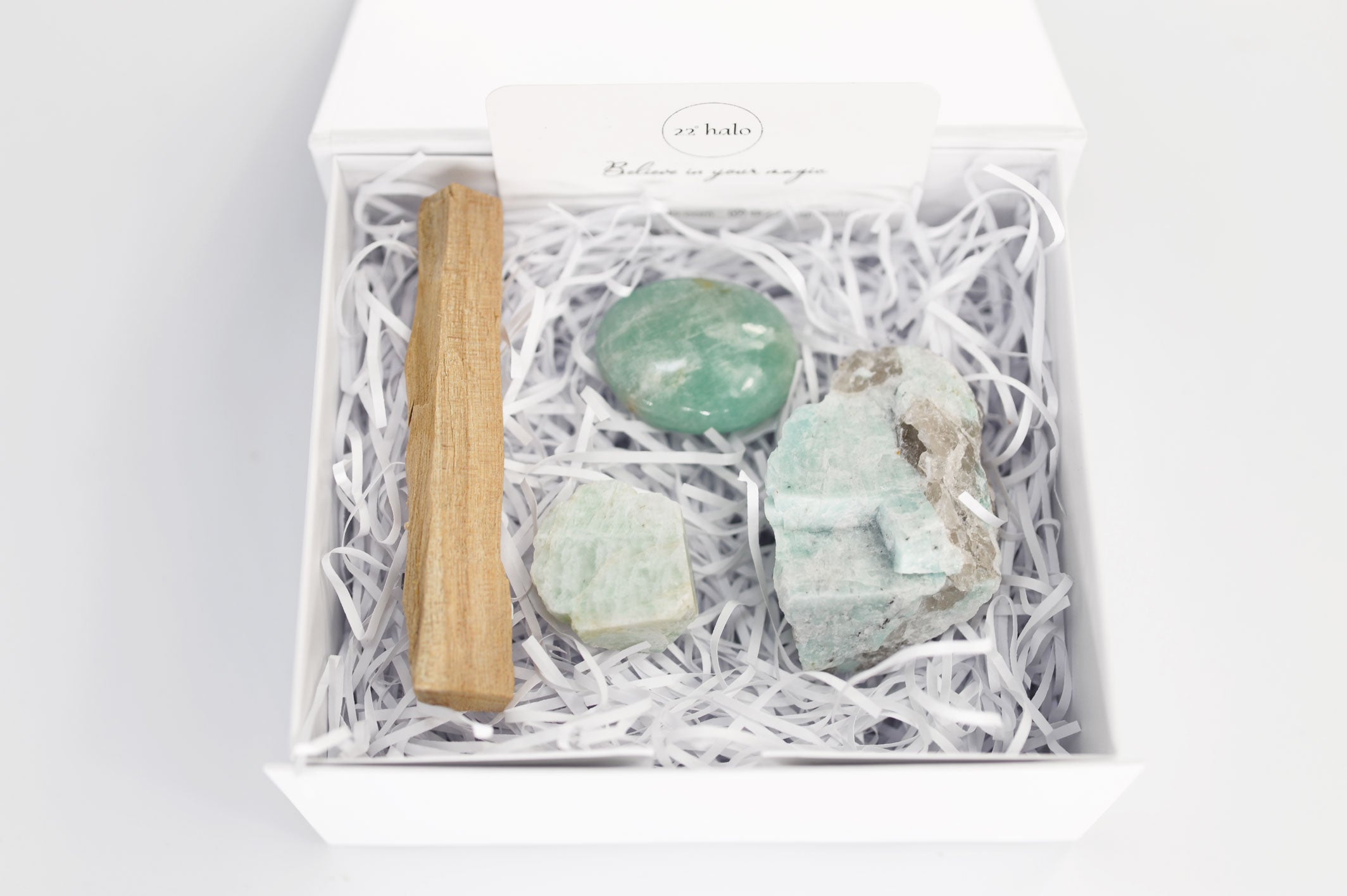 Manifesting Amazonite Crystal Gift Set