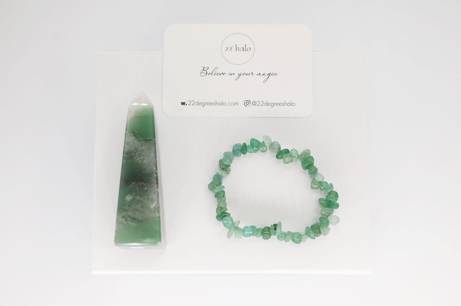 Aventurine Heart Chakra & Abundance Gift Set