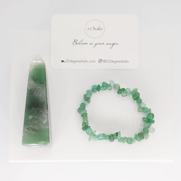 Aventurine Heart Chakra & Abundance Gift Set