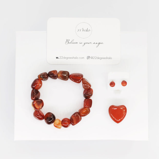 Carnelian Crystal Gift Set