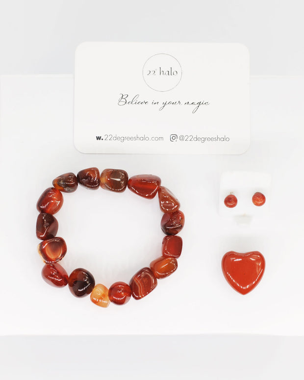 Carnelian Crystal Gift Set