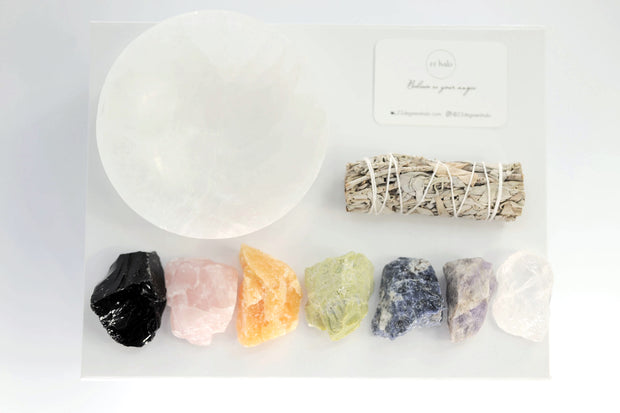 Premium Chakra Healing Crystals Gift Set