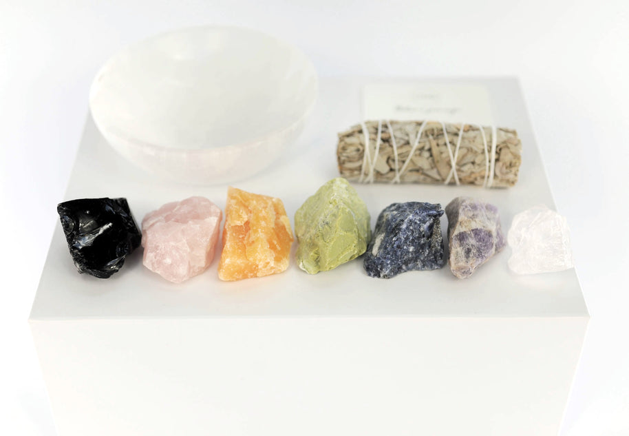 Premium Chakra Healing Crystals Gift Set