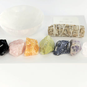 Premium Chakra Healing Crystals Gift Set