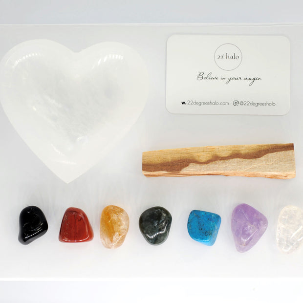 Premium Chakra Healing Stones Complete Set