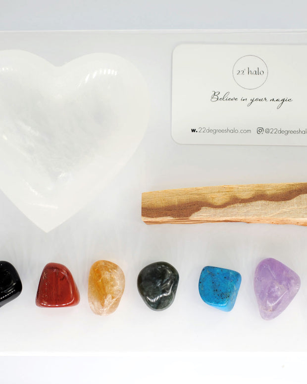 Premium Chakra Healing Stones Complete Set