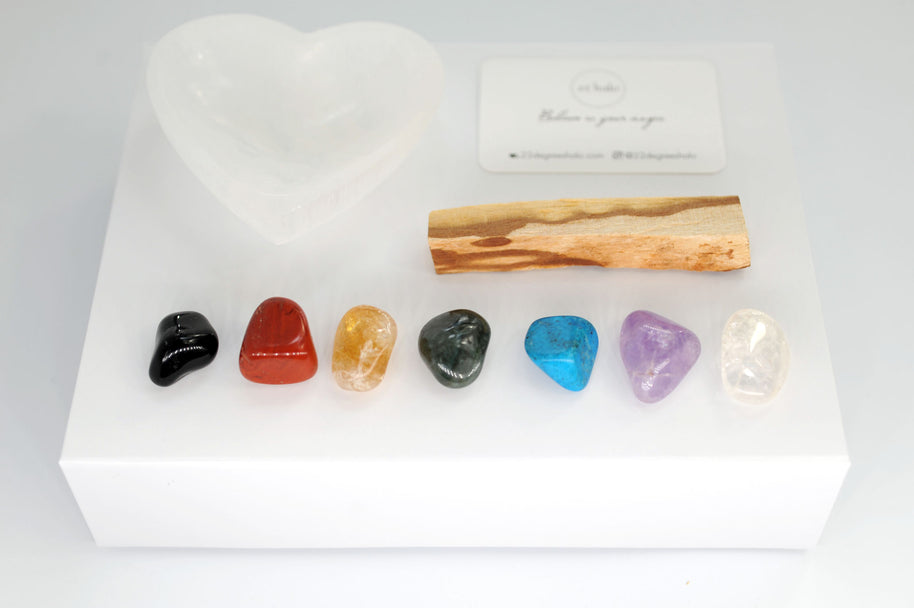 Premium Chakra Healing Stones Complete Set