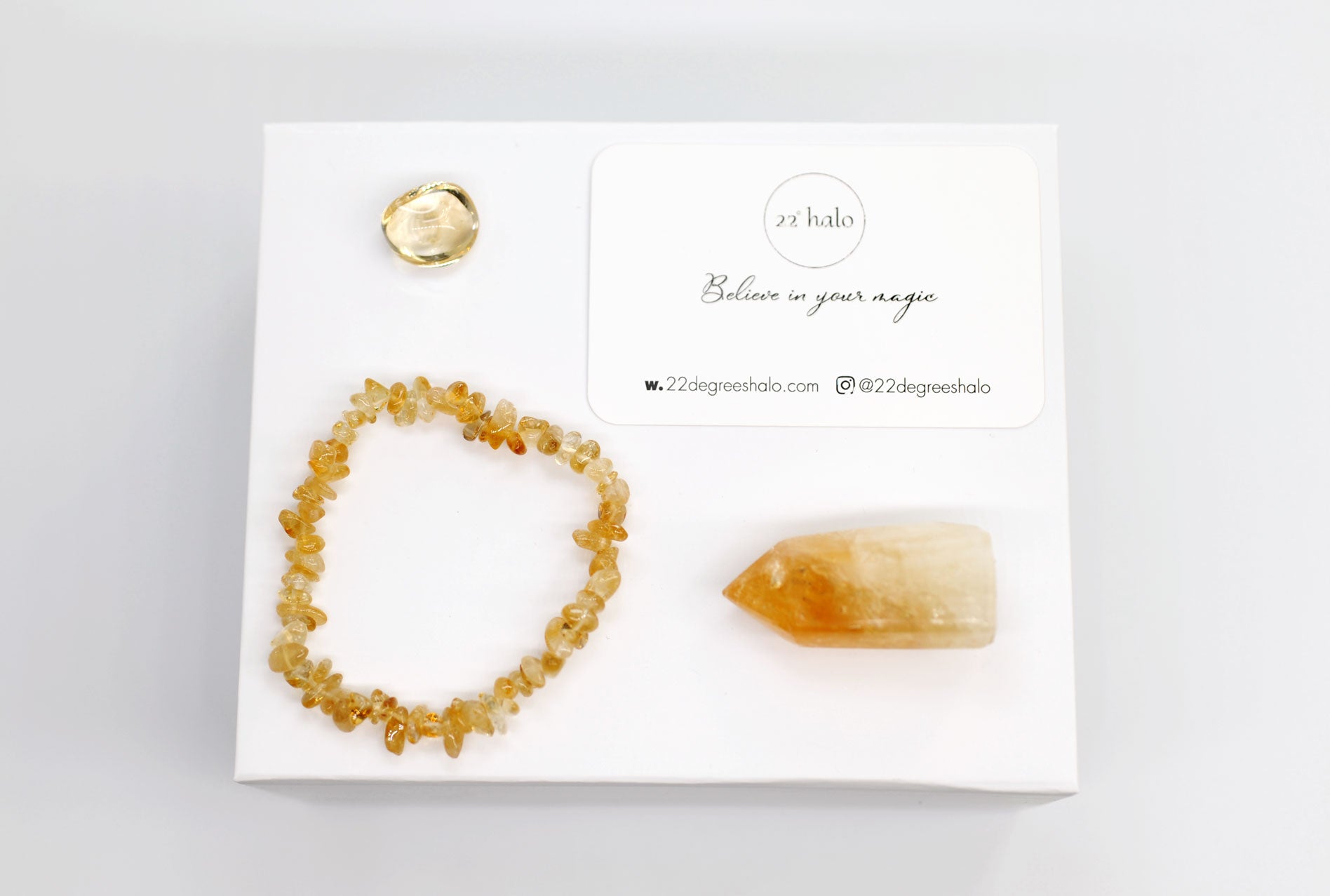 Citrine Crystals Gift Set