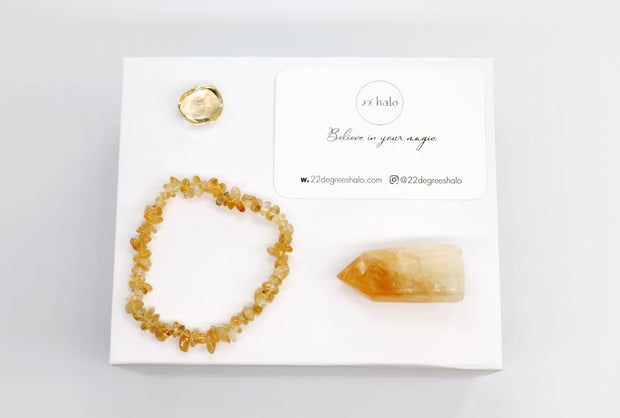 Citrine Crystals Gift Set