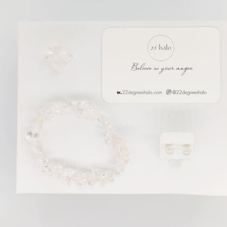 Clear Quartz Crystal Set