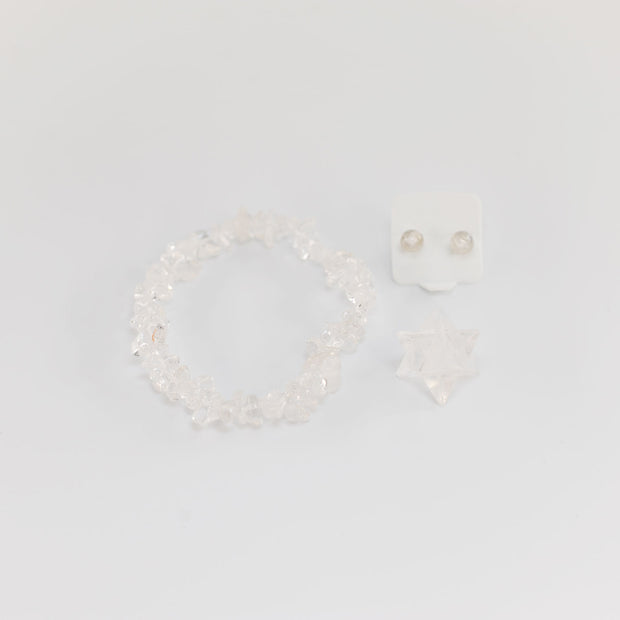 Clear Quartz Crystal Set