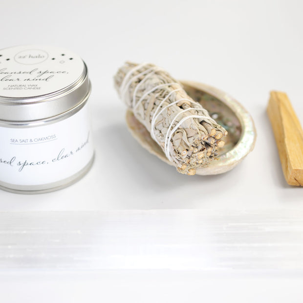 Complete Energy Cleansing Gift Set with Sage & Palo Santo
