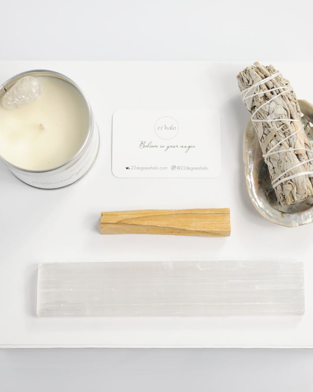 Complete Energy Cleansing Gift Set with Sage & Palo Santo