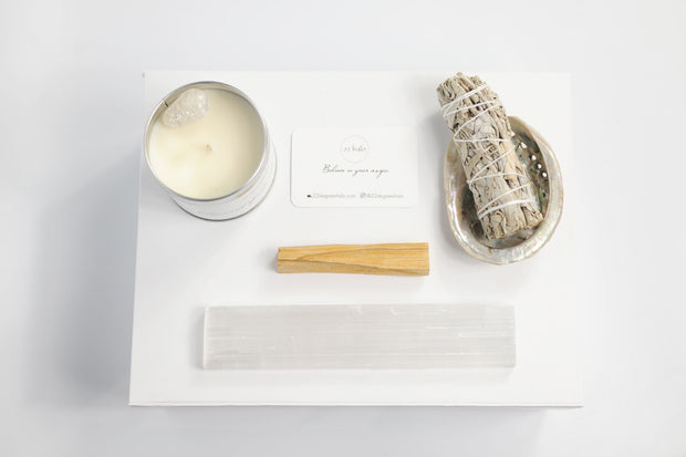 Complete Energy Cleansing Gift Set with Sage & Palo Santo