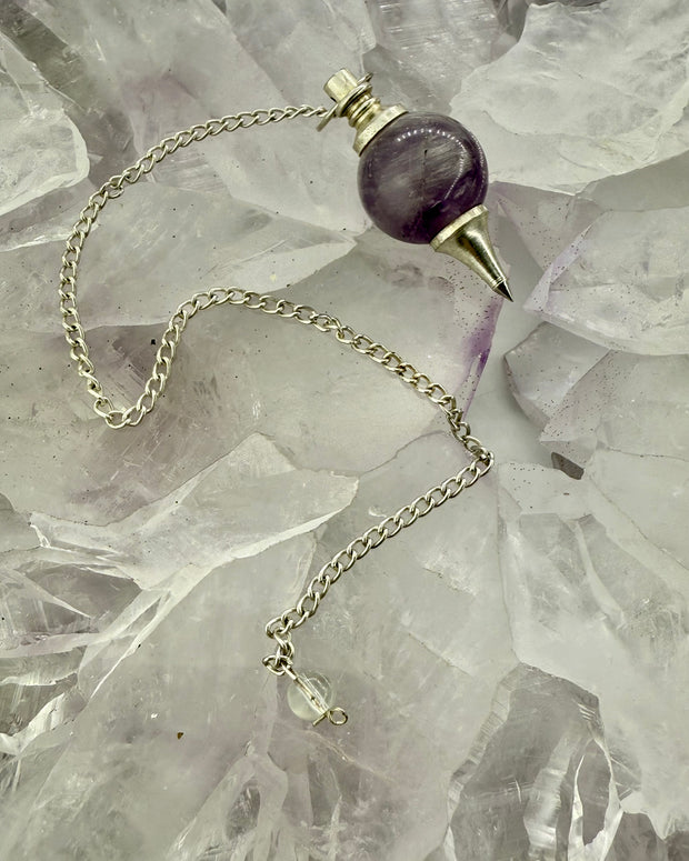 Amethyst Crystal Pendulum