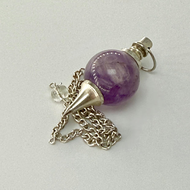 Amethyst Crystal Pendulum