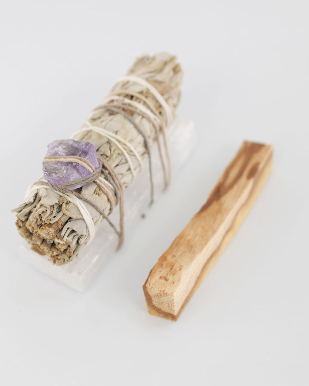 White Sage and Palo Santo Energy Cleansing Kit