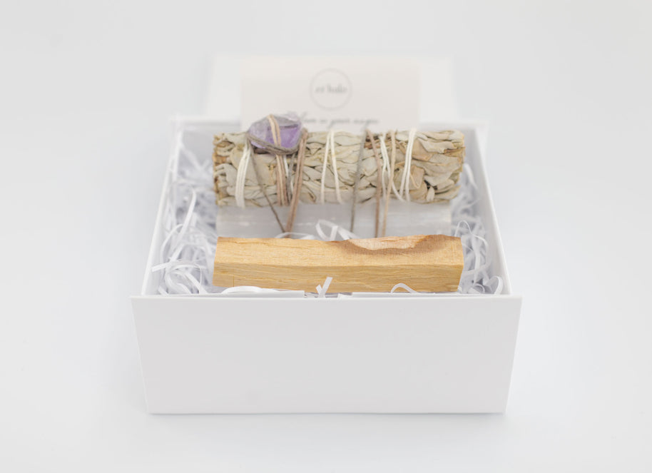 White Sage and Palo Santo Energy Cleansing Kit