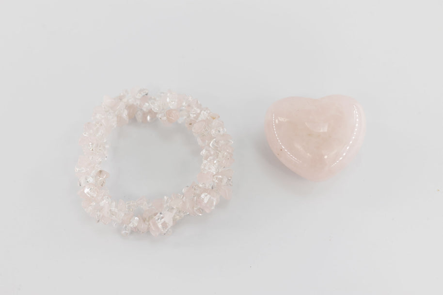 Rose Quartz Love Crystal Set