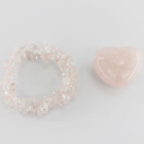 Rose Quartz Love Crystal Set