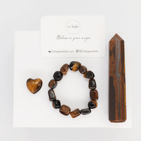 Tiger's Eye Crystal Gift Set