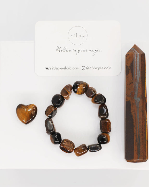 Tiger's Eye Crystal Gift Set