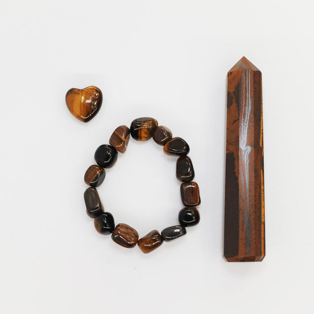 Tiger's Eye Crystal Gift Set