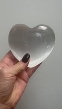 Load and play video in Gallery viewer, Large Polished Selenite Heart
