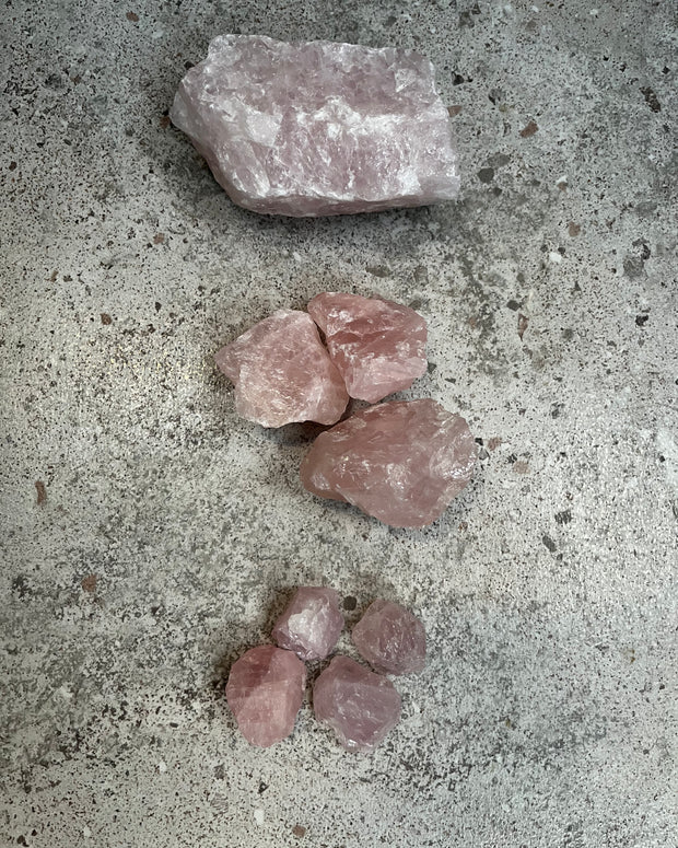 Rough Rose Quartz Chunks