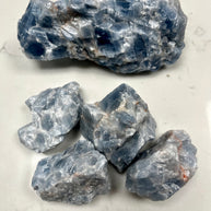 Blue Calcite Chunks