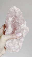 Load and play video in Gallery viewer, Extra Large Rough Rose Quartz Chunk
